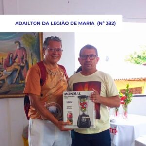 Ganhador Adailton da Legião de Maria